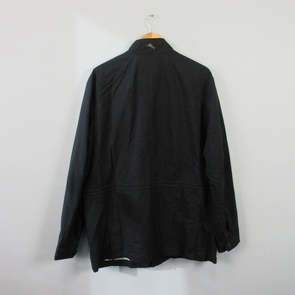Tommy Bahama Trinidad Water Resistant Utility Jacket Men XL Black Full Zip 486 - Picture 2 of 15